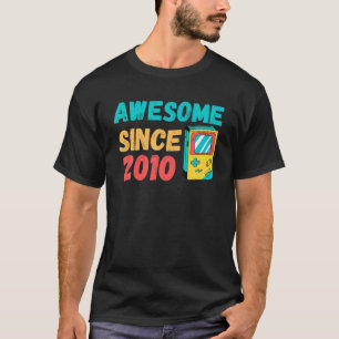 Camiseta Awesome Since 2010 Tee For 12 Years Old