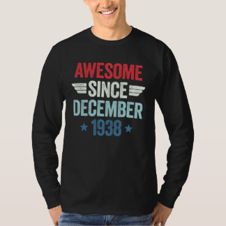 Camiseta Awesome Since December 1938