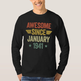 Camiseta Awesome Since January 1941