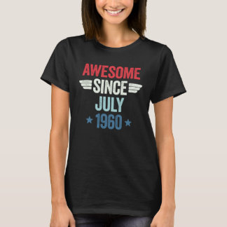 Camiseta Awesome Since July 1960 1