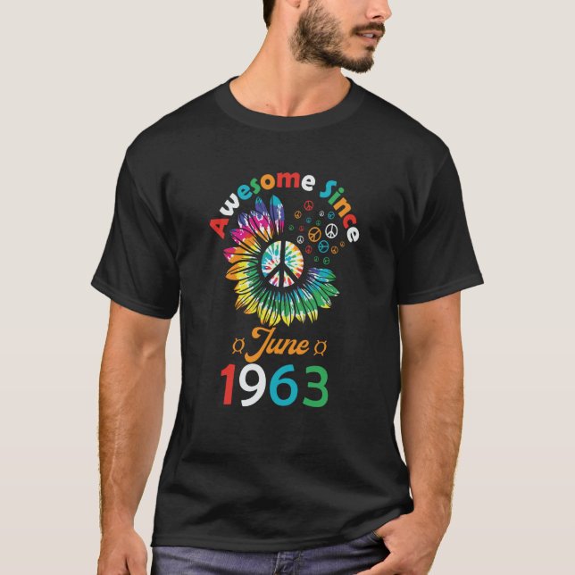 Camiseta Awesome Since June 1963 is a Quote (Frente)