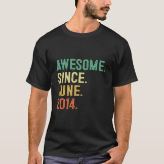Camiseta Awesome Since June 2014 9Th 9