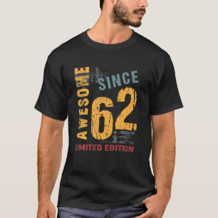 Camiseta Awesome Since May 1962 Gift For 60 Years Old 60Th