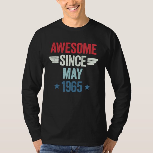 Camiseta Awesome Since May 1965 2 (Frente)