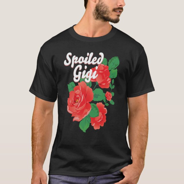 Camiseta Awesome Spoiled Gigi Family Loves Nonna Grandma Ro (Frente)
