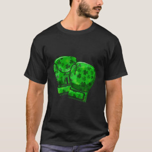 Camiseta Awesome St Patricks Day With Boxing Shamrock Sport
