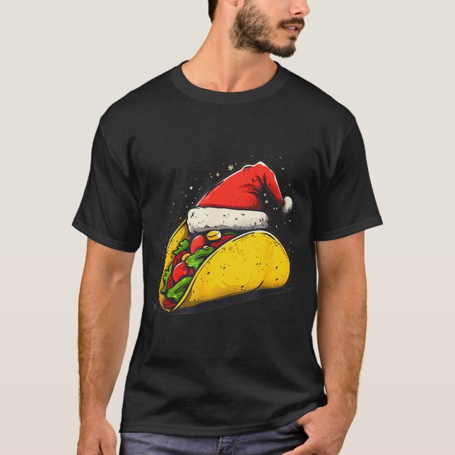 Camiseta Awesome Taco Outfit For Xmas Tacos Lovers  (Frente)