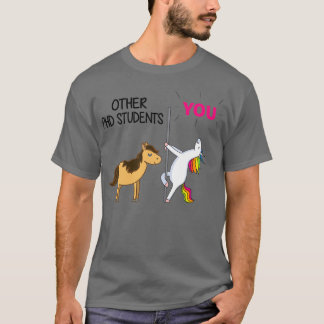 Camiseta Awesome Unicorn Gift For PHD Student 1