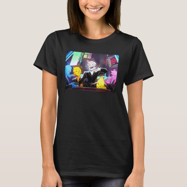 Camiseta Awesome Videogames Playing Classic Arts Characters (Frente)