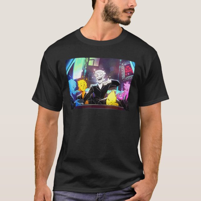 Camiseta Awesome Videogames Playing Classic Arts Characters (Frente)