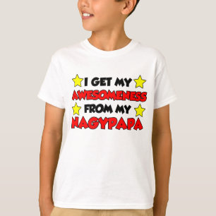 Camiseta Awesomeness de Nagypapa (avô húngaro)