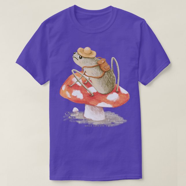 Camiseta Awkward Toad Ready para Adventure (Frente do Design)