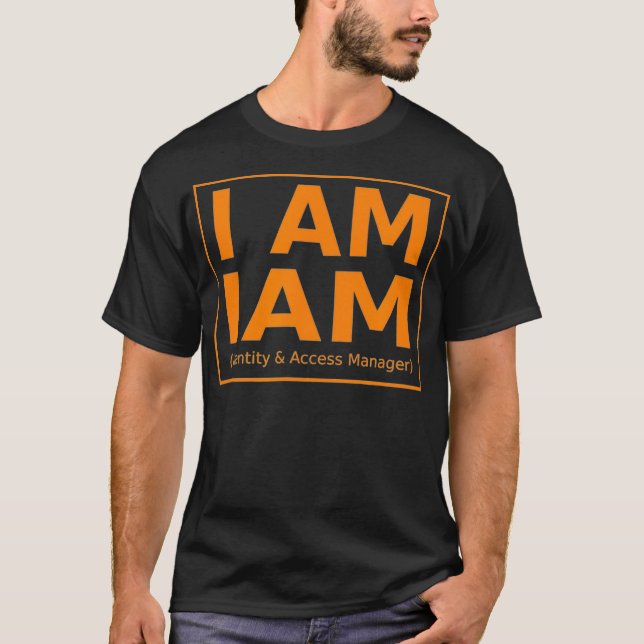 Camiseta AWS I AM IAM Identity and Access Manager Sys Admin (Frente)