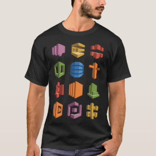 Camiseta Aws Microservices Tech Stack Hackerthon Startup