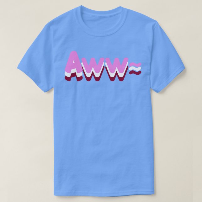 Camiseta Aww (Frente do Design)