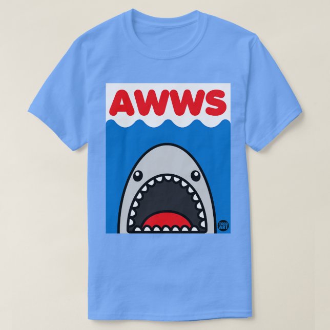 Camiseta Awws Jaws (Frente do Design)