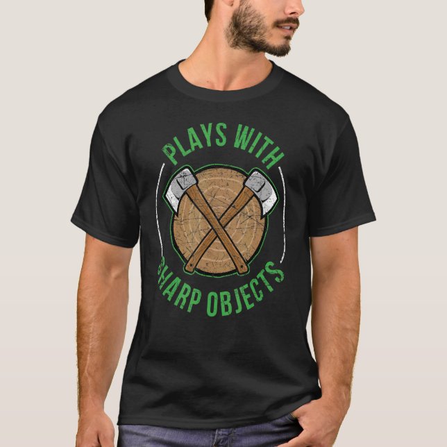 Camiseta Ax Ax Throwing Campeonato Sharp Ax T (Frente)