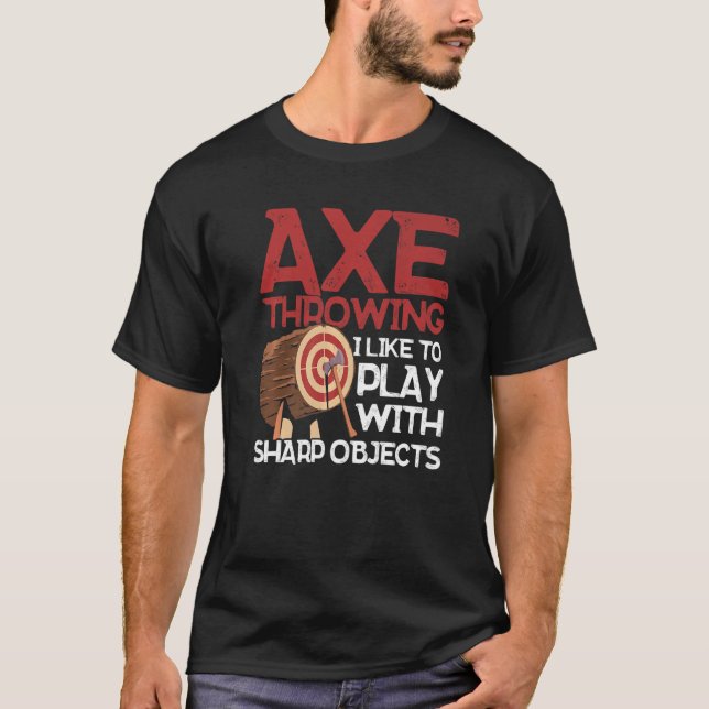Camiseta Ax Jogando Eu Gosto De Brincar Com Objetos Sharp A (Frente)