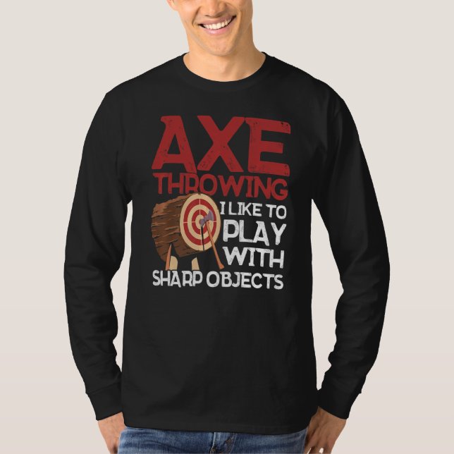 Camiseta Ax Jogando Eu Gosto De Brincar Com Objetos Sharp A (Frente)