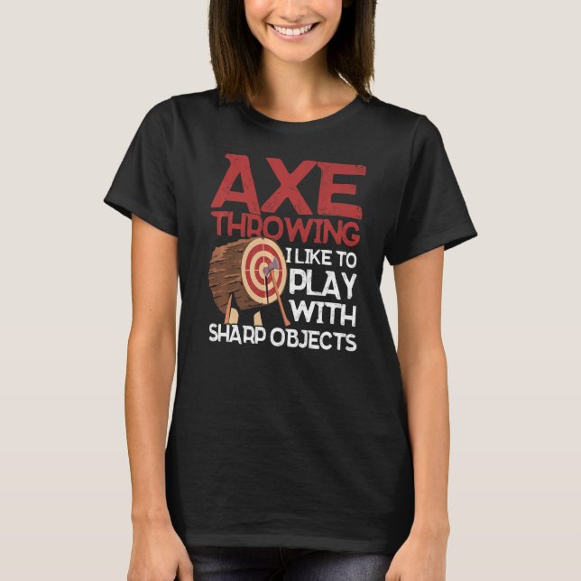 Camiseta Ax Jogando Eu Gosto De Brincar Com Objetos Sharp A (Frente)