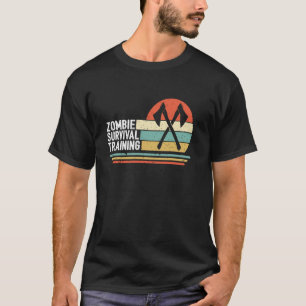 Camiseta Ax Jogando Halloween Presente Assustador Sobrevivê