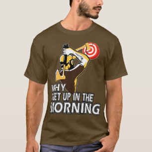 Camiseta Ax Jogando Para Homens Hatchet Darts Wood Classic