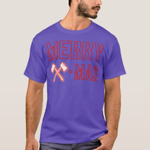 Camiseta Ax Jogando Presente de Natal Feliz Natal