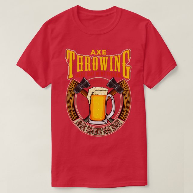 Camiseta Ax Jogar Resolve Metade dos meus Problemas Engraça (Frente do Design)