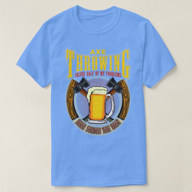 Camiseta Ax Jogar Resolve Metade dos meus Problemas Engraça (Frente do Design)