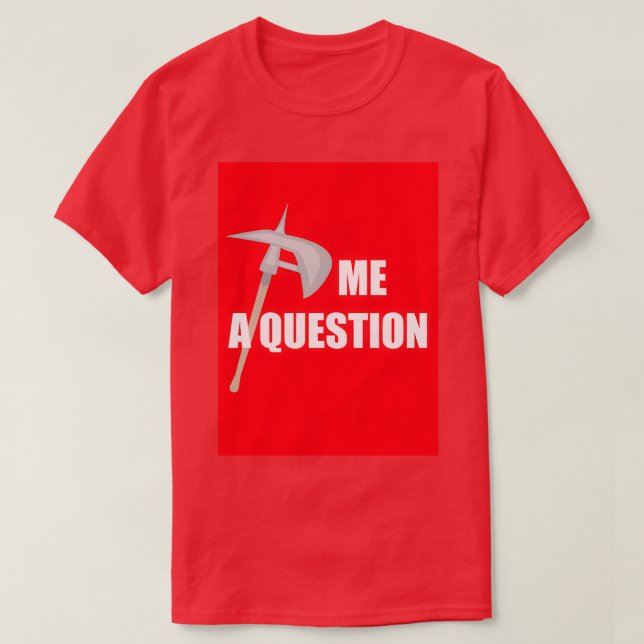 Camiseta Ax me a Pergunta 2 Vermelho (Frente do Design)