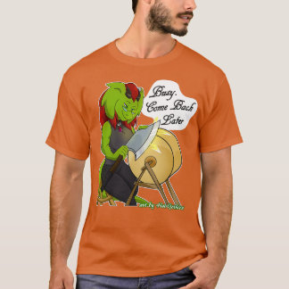 Camiseta Ax Ocupado De Afinação De Retsis Volta Mais Tarde 