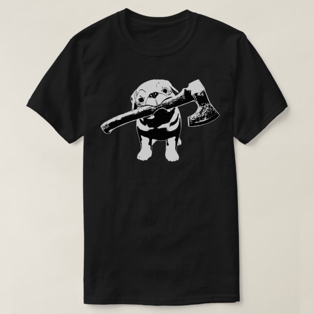 Camiseta Ax Pug (Frente do Design)