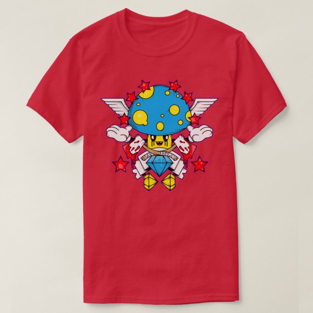 Camiseta Ax Shroom (Frente do Design)
