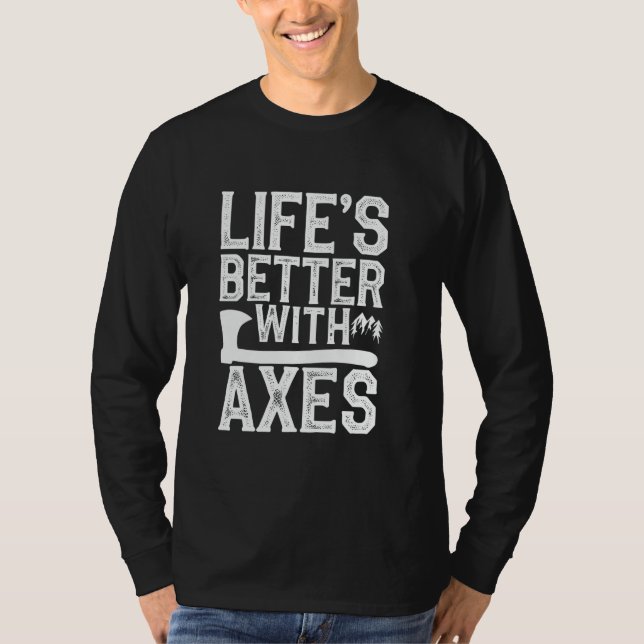 Camiseta Ax Thing Target Practice Lumberjack Sport Viki (Frente)