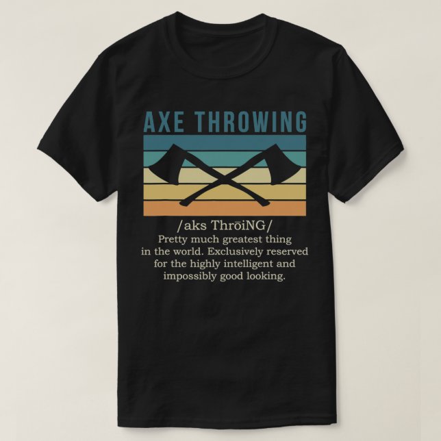 Camiseta Ax Throwing Ax Throwing Definition Classic TShir (Frente do Design)