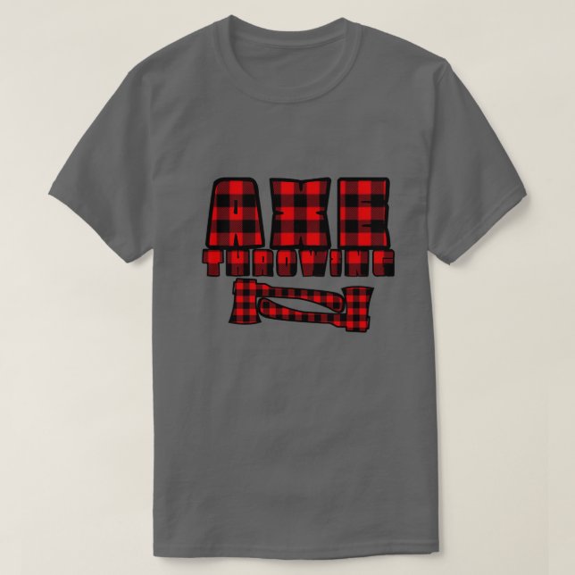 Camiseta Ax Throwing Flannel (Frente do Design)
