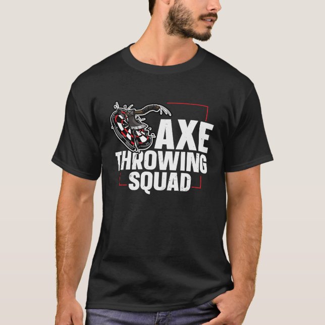 Camiseta Ax Throwing Squad Cote para um amigo atirador de A (Frente)
