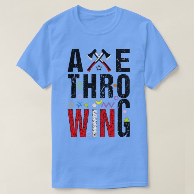 Camiseta Ax Throwing Target 10 (Frente do Design)