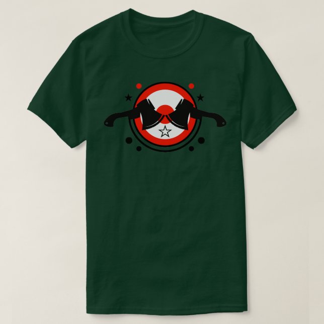 Camiseta Ax Throwing Target 14 (Frente do Design)