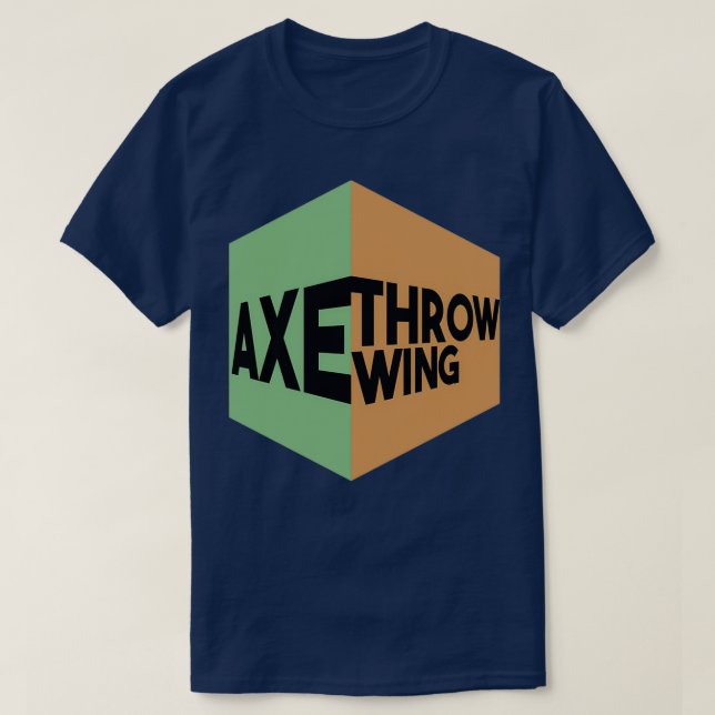 Camiseta Ax Throwing Target 21 (Frente do Design)