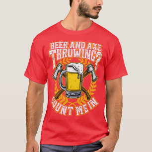 Camiseta Ax Thwing e Beer Funny Hachet