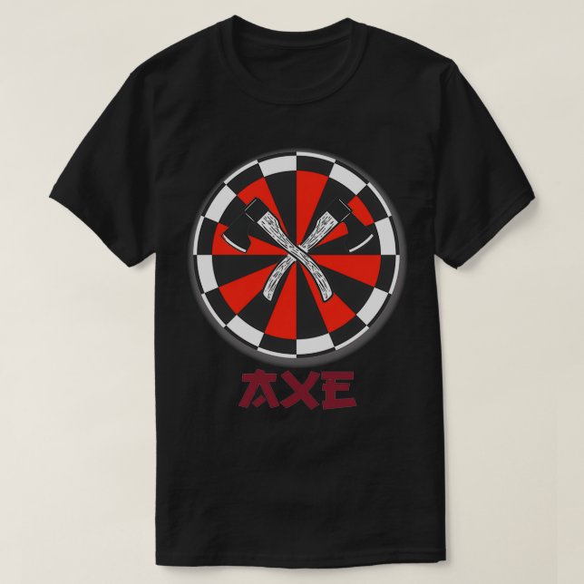 Camiseta Ax Thwing Target 8 (Frente do Design)