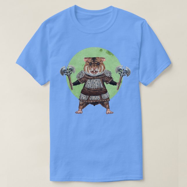 Camiseta Ax Weiling Hamster em verde (Frente do Design)