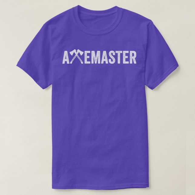 Camiseta AxeMaster Ax Jogando TShirt Clássico (Frente do Design)