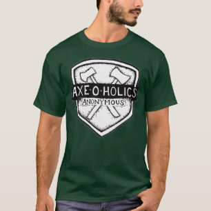 Camiseta AxeOHolics Carimbo de Blindagem Anônimo Carimbo Cl