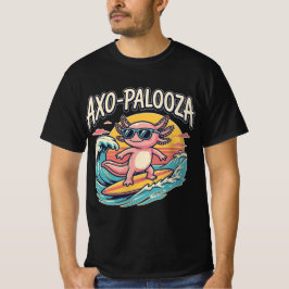 Camiseta Axo-Palooza Divertido Concerto de Paródia de Músic