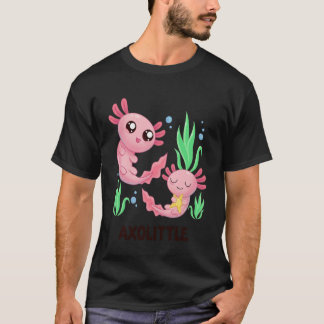 Camiseta Axolittle Cute Axolotl Pun Funny Little Sister Bro