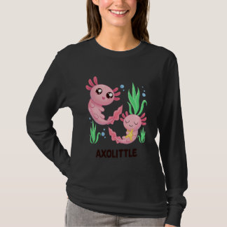 Camiseta Axolittle Cute Axolotl Pun Funny Little Sister Bro