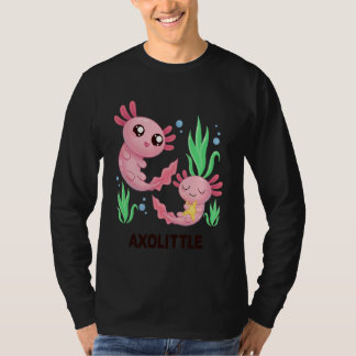 Camiseta Axolittle Cute Axolotl Pun Funny Little Sister Bro