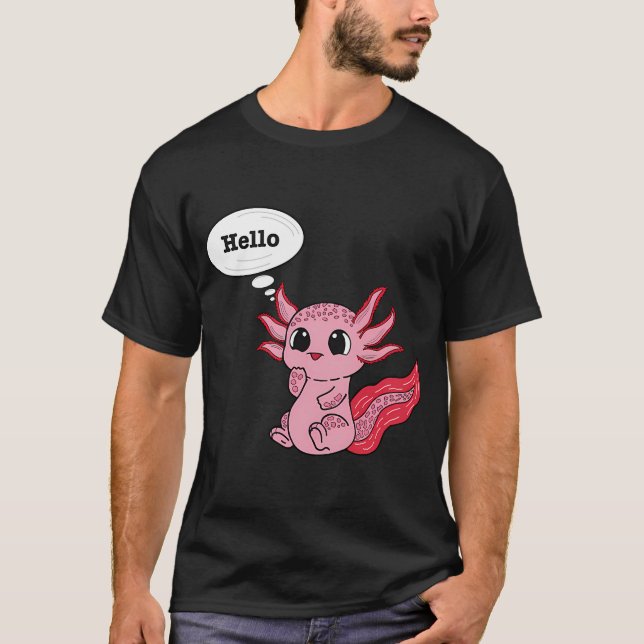 Camiseta Axolote acenando (Frente)
